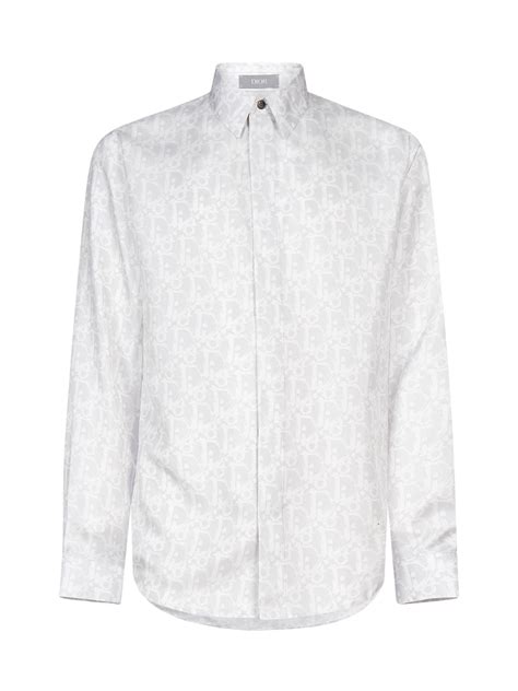 dior oblique shirt white|dior oblique puffer.